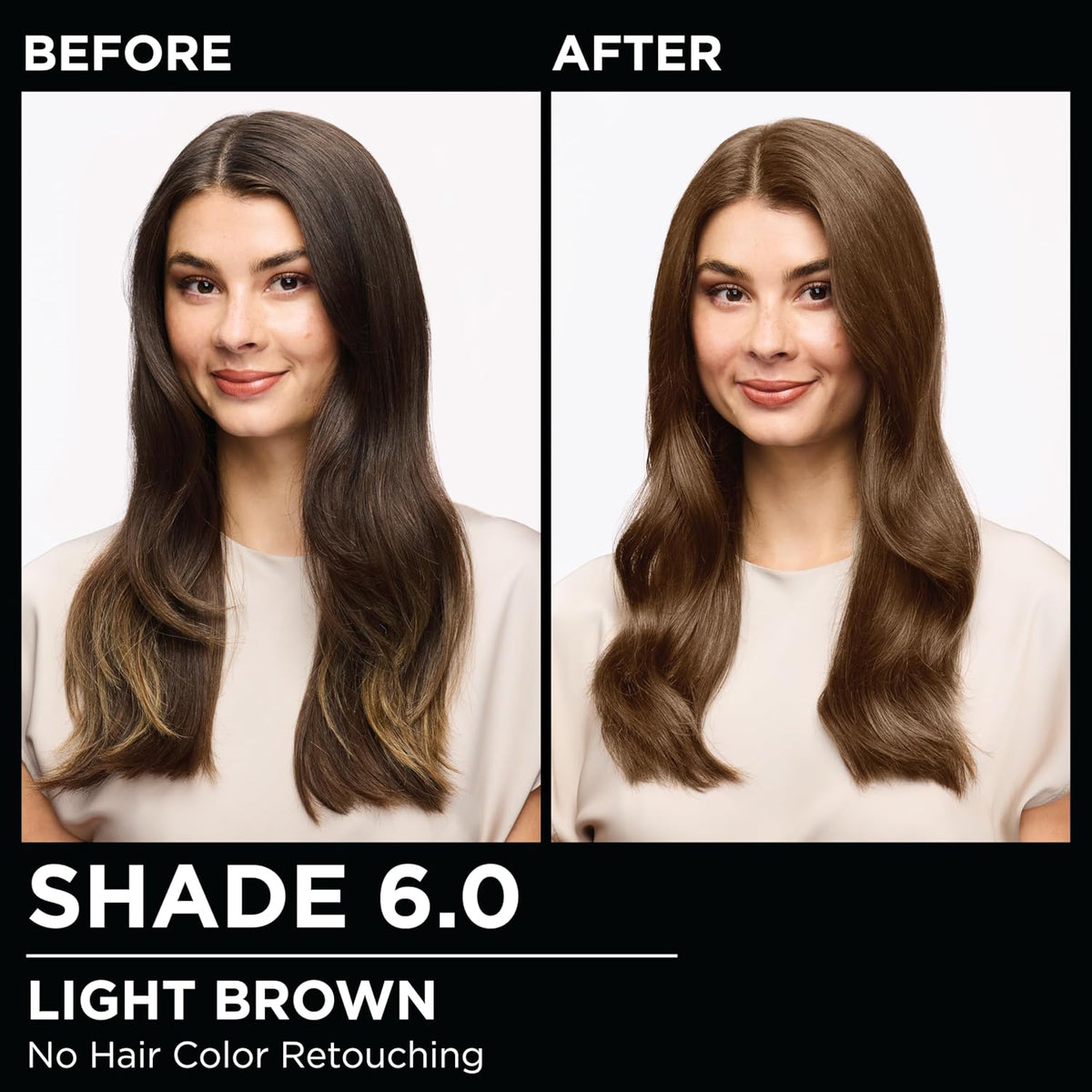 Garnier Hair Color Olia Ammonia-Free Brilliant Color Oil-Rich Permanent Hair Dye, 6.0 Light Brown