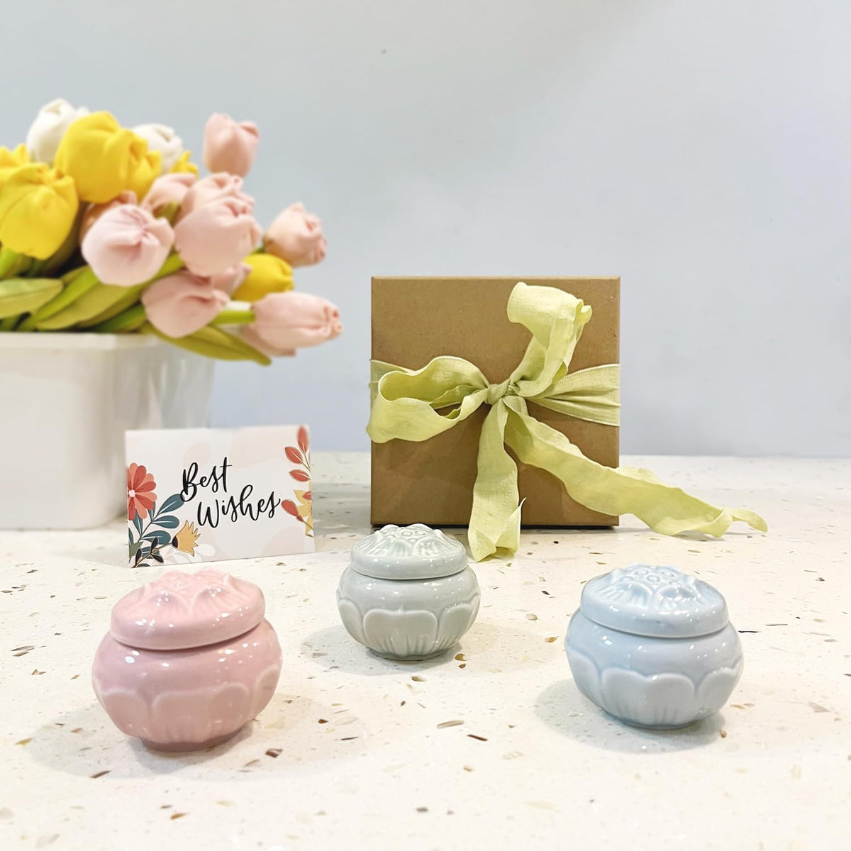 Banami Solid Perfume 3pack - Luxury Gift Set for Women’s | Jasmine,Gardenias,Magnolia | Long