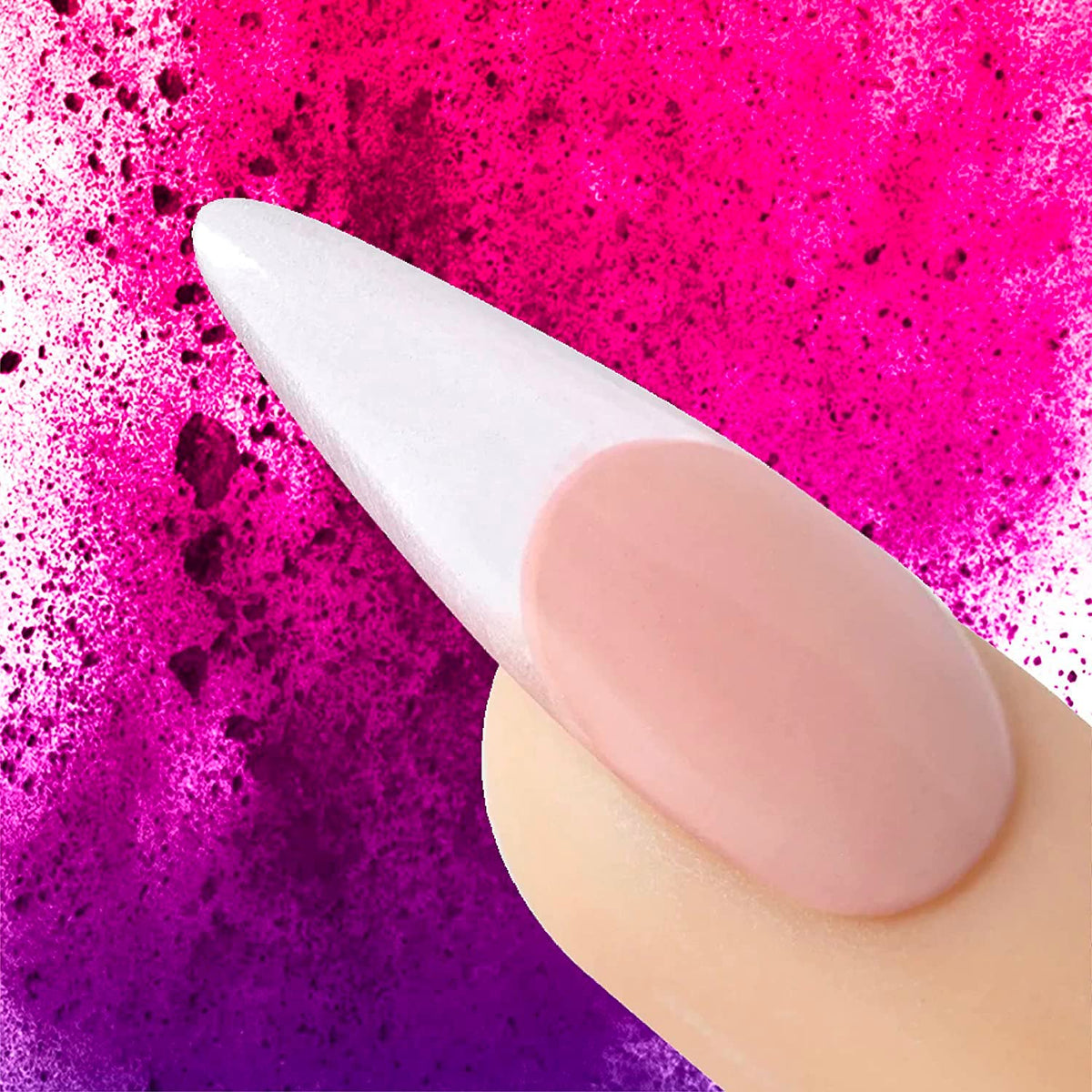 Young Nails Acrylic Core Powder - Self-Leveling Acrylic Nail Powder, Clear Nude Pink White Acrylic