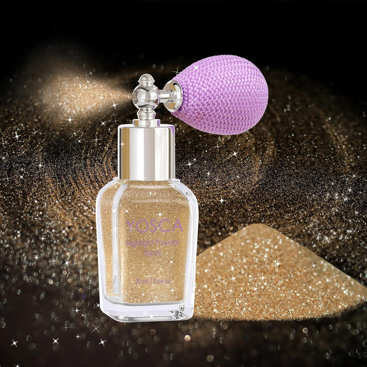 Yosca Body Glitter Spray, 30ML Loose Body Shimmer Powder Hair Spray Fine Glitter Sparkle
