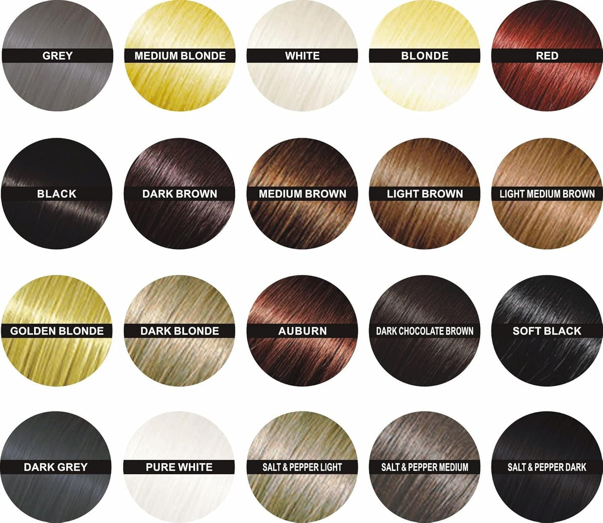 Hair Building Fibers 200 Grams 7 Oz. With Bottle By Finally Hair 50g*4 (Dark Salt & Pepper (very
