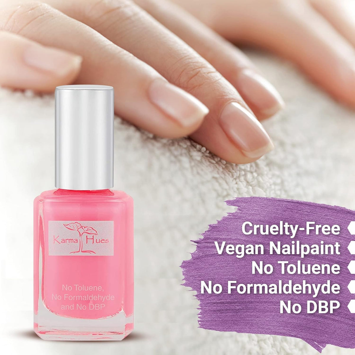 karma organic Natural Nail Polish-Non-Toxic Nail Art, Vegan and Cruelty-Free Nail Paint (BOSS