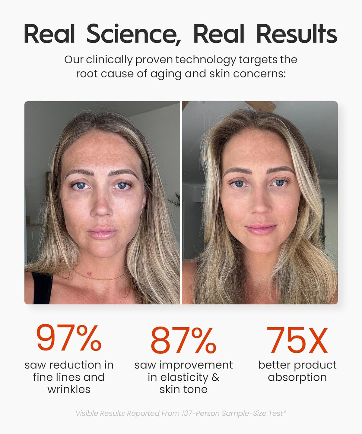 REVO Genie | Face & Neck Beauty Massager with Ultra Powerful LEDs for Wrinkles, Fine Lines, Puffy