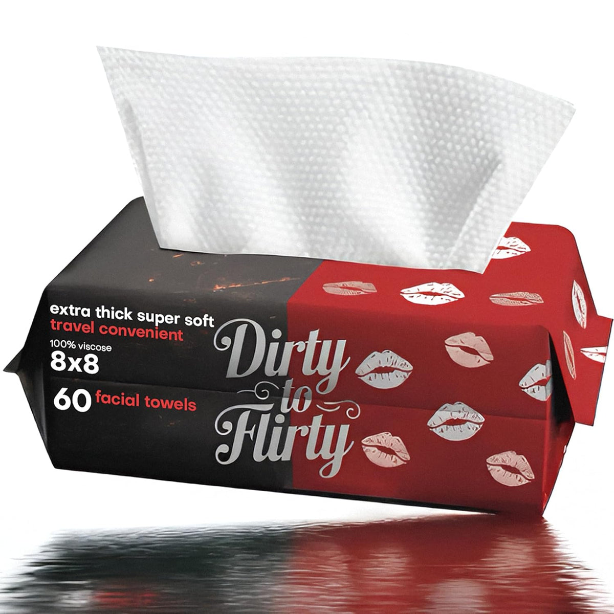Face Towels | XL 8x8 Ultra Soft & Extra Thick Facial Wipes | Disposable Face Towelettes for