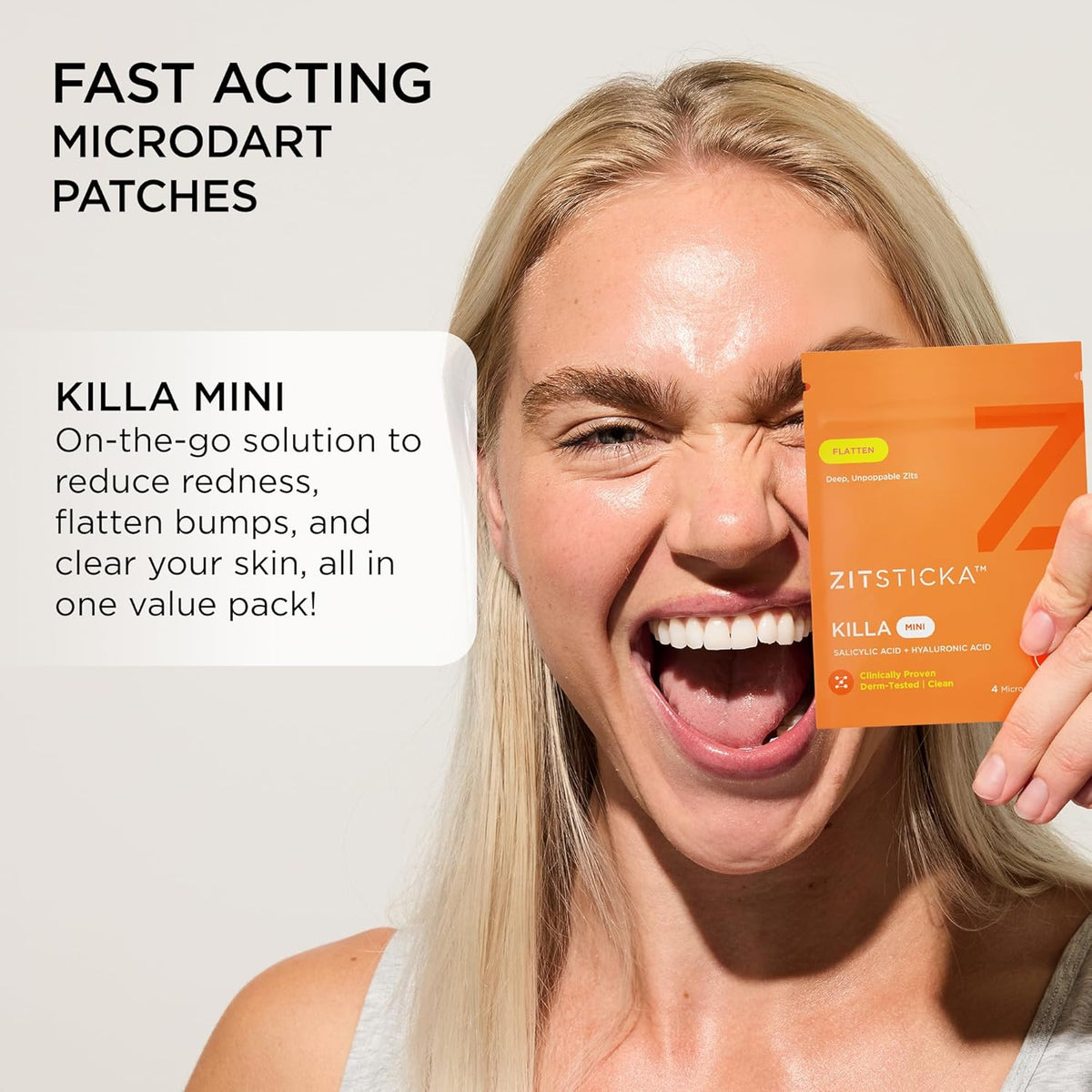 ZitSticka Killa Pimple Patches for Face - World's Most Potent Pimple Patch with Fast-Acting