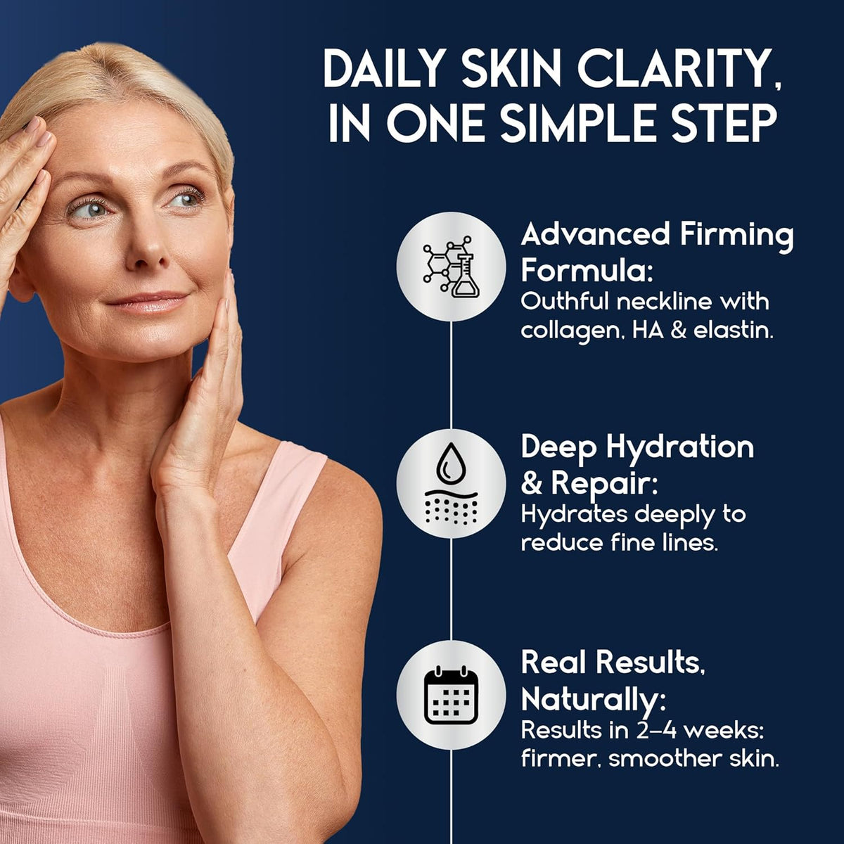 Neck Creams for Tightening and Firming Sagging Skin - Skin Tightening Cream for Face - Decollete &