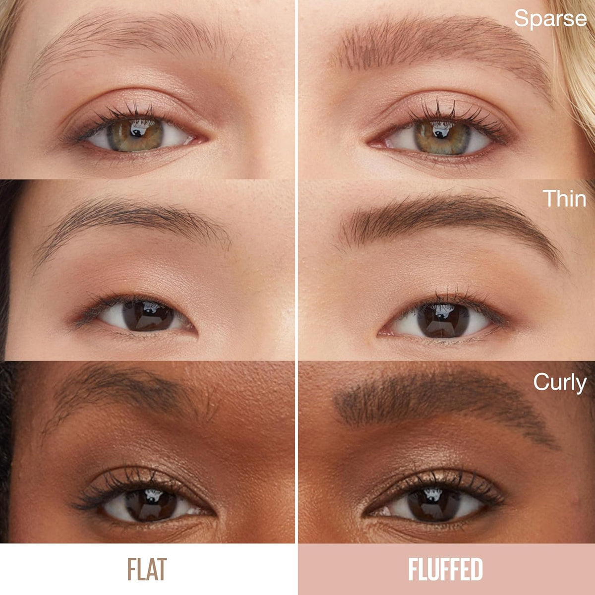 Maybelline Superfluff Volumizing Brow Mousse, All Day Tinted Brow Gel For Soft Full Brows, Medium