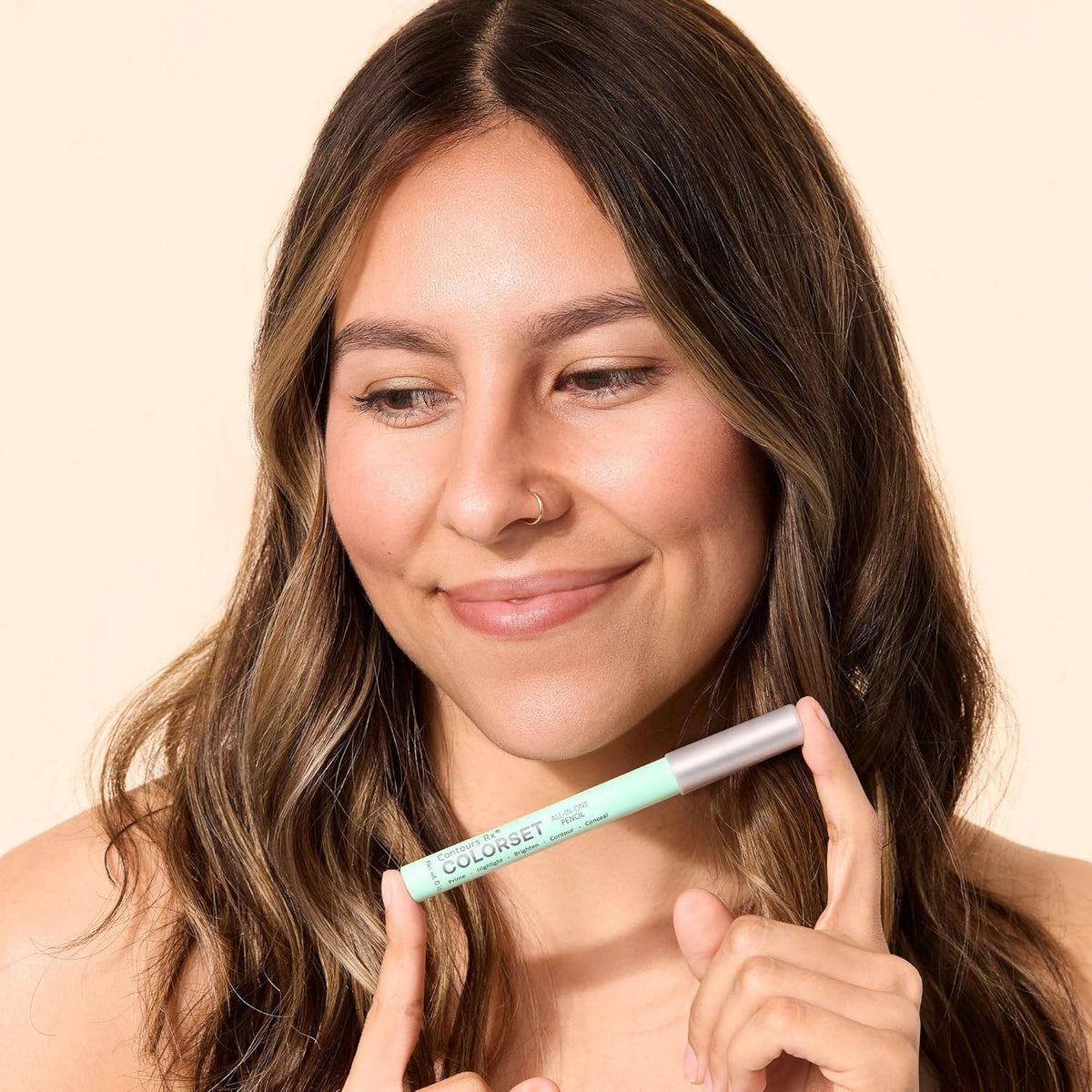 Contours Rx COLORSET All-in-One Primer Pencil – Brightens, Highlights & Conceals | Smooth Canvas