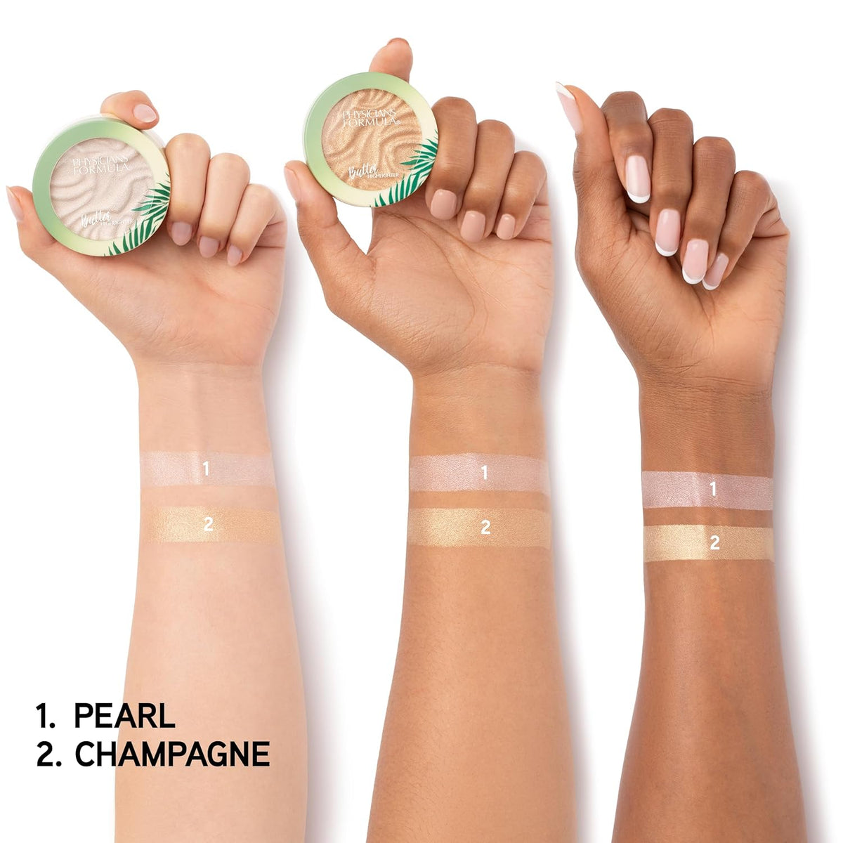 Physicians Formula Murumuru Butter Highlighter Makeup Face Powder Make Up, Pearl, Dermatologist