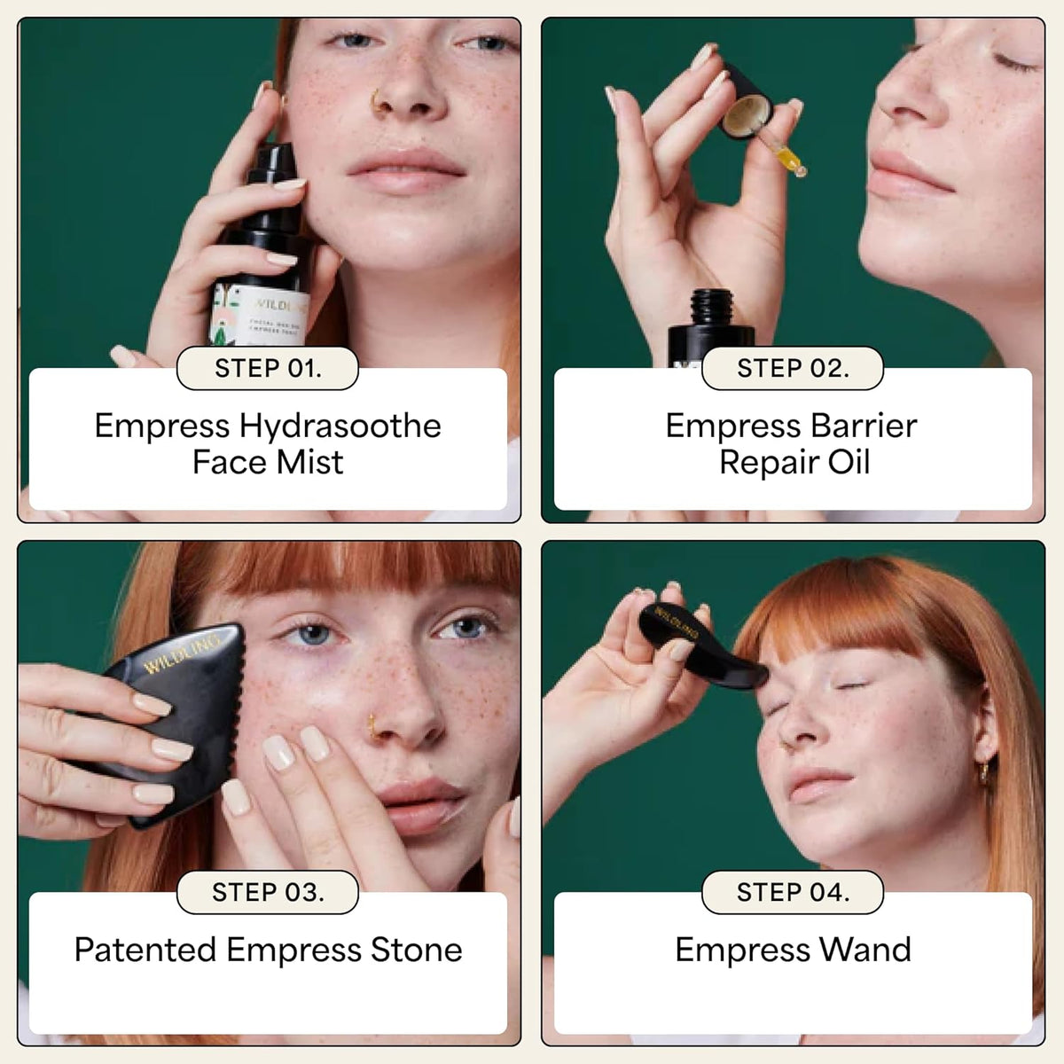 WILDLING Empress Wand | Facial Massage Wand I Designed to Sculpt Jawline + Relieve Tension in The