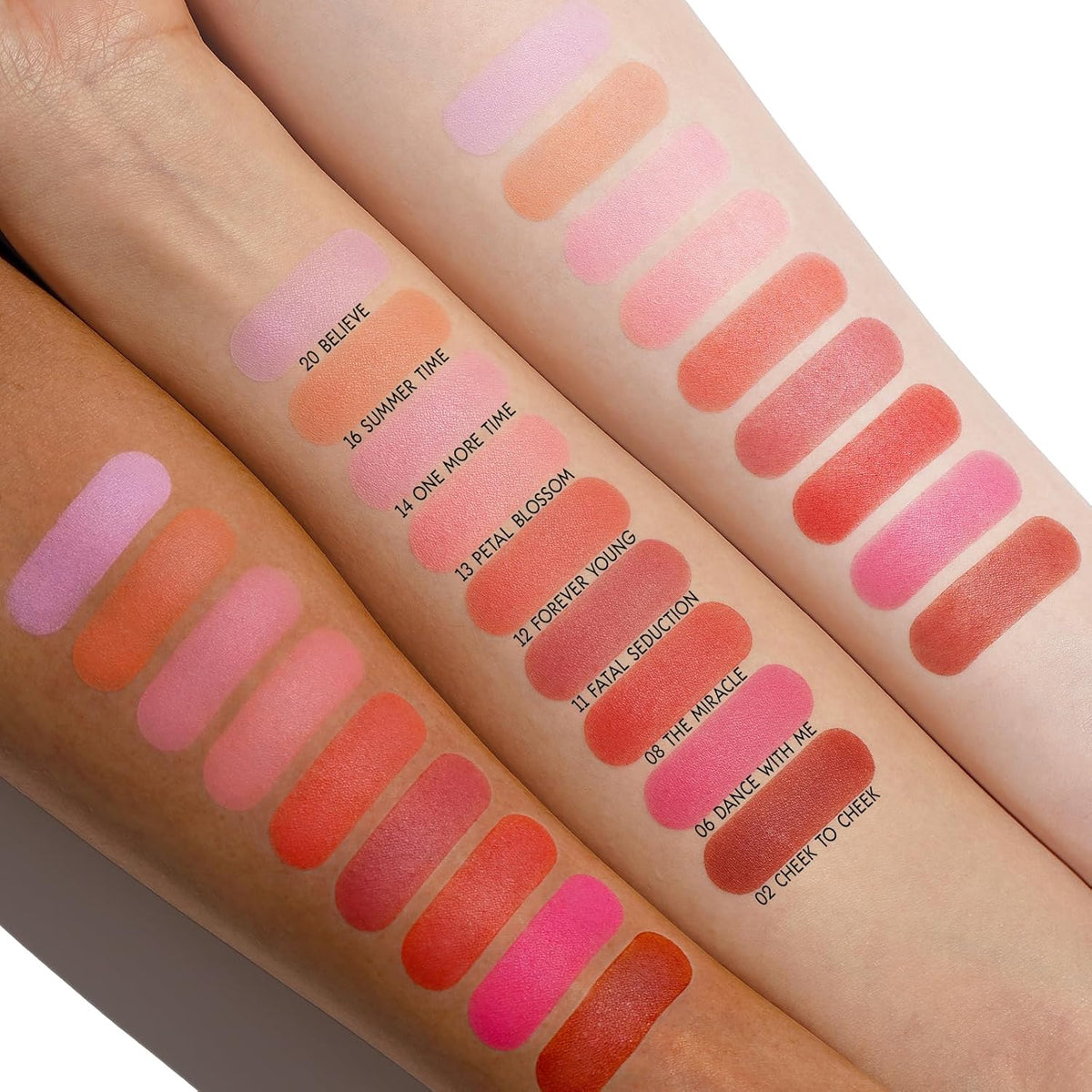 Oulac Blush Face Coral Matte | Pigmented Powdery Cream Blusher Warm Skin Light Medium| Natural