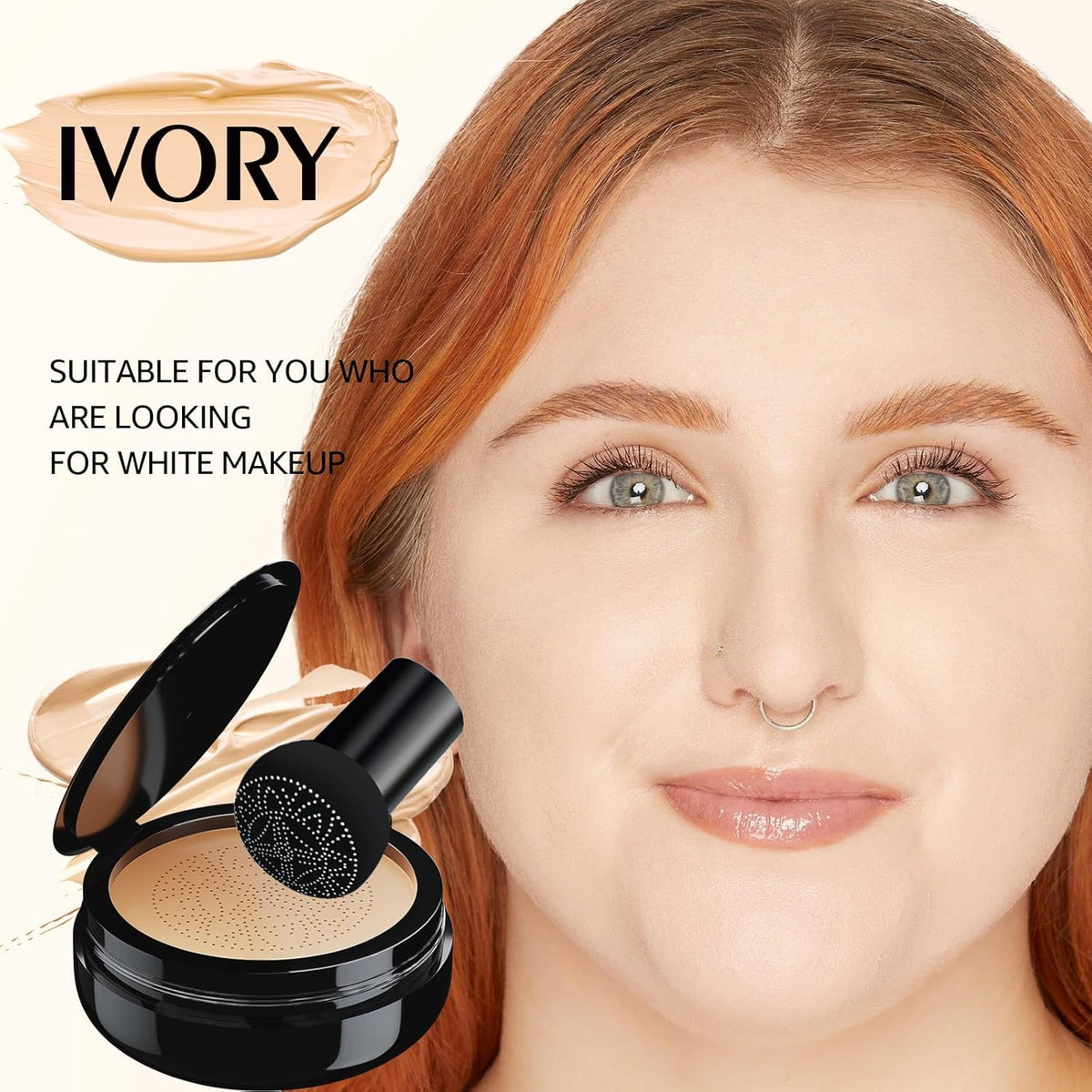 Mushroom Head Air Cushion CC Cream - BB Cream Foundation Makeup Concealer Moisturizing Oil Control