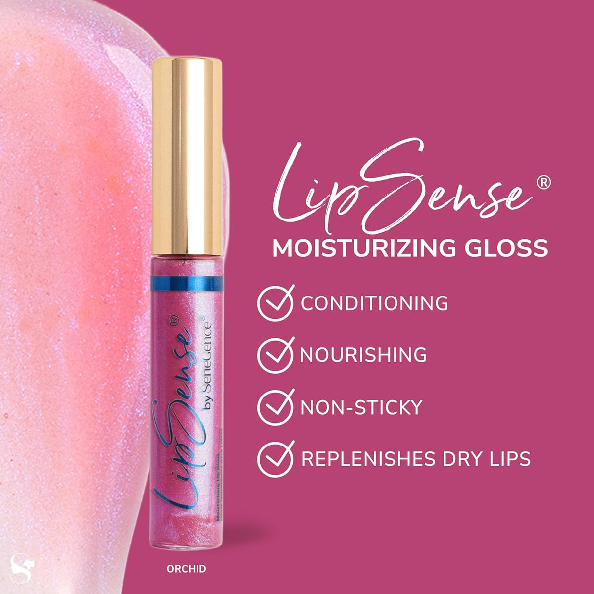 SeneGence LipSense Moisturizing Gloss – Hydrating, Long-Lasting Gloss with Shea Butter & Vitamin E