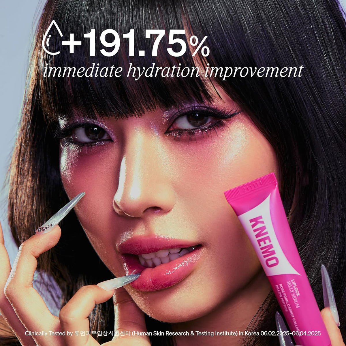 LipLock Jelly Serum for Dry Lips, Long-Lasting, Hydrating, Plumping, Glossy Mask with Rose PDRN