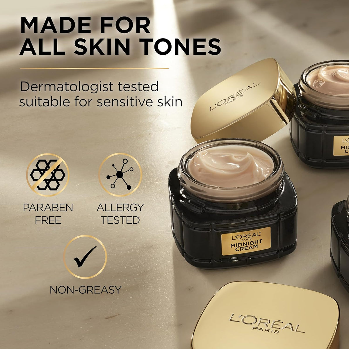 L'Oreal Paris Age Perfect Anti-Aging Midnight Cream, Face Moisturizer to Reduce Wrinkles and Firm