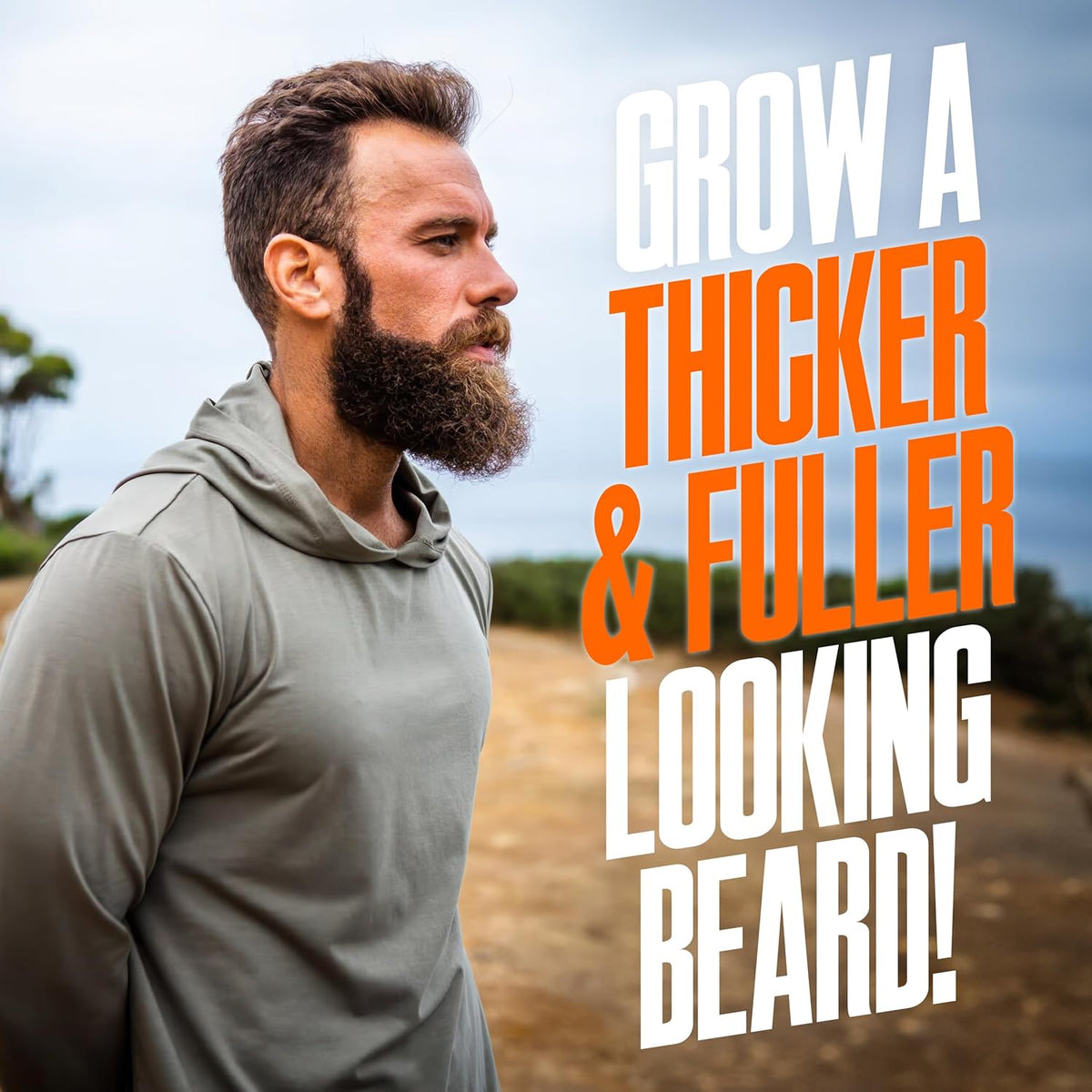 Wild Willies Beard Growth Kit - Capsules & Boost Serum - Natural Growth Oil With Biotin & Caffeine