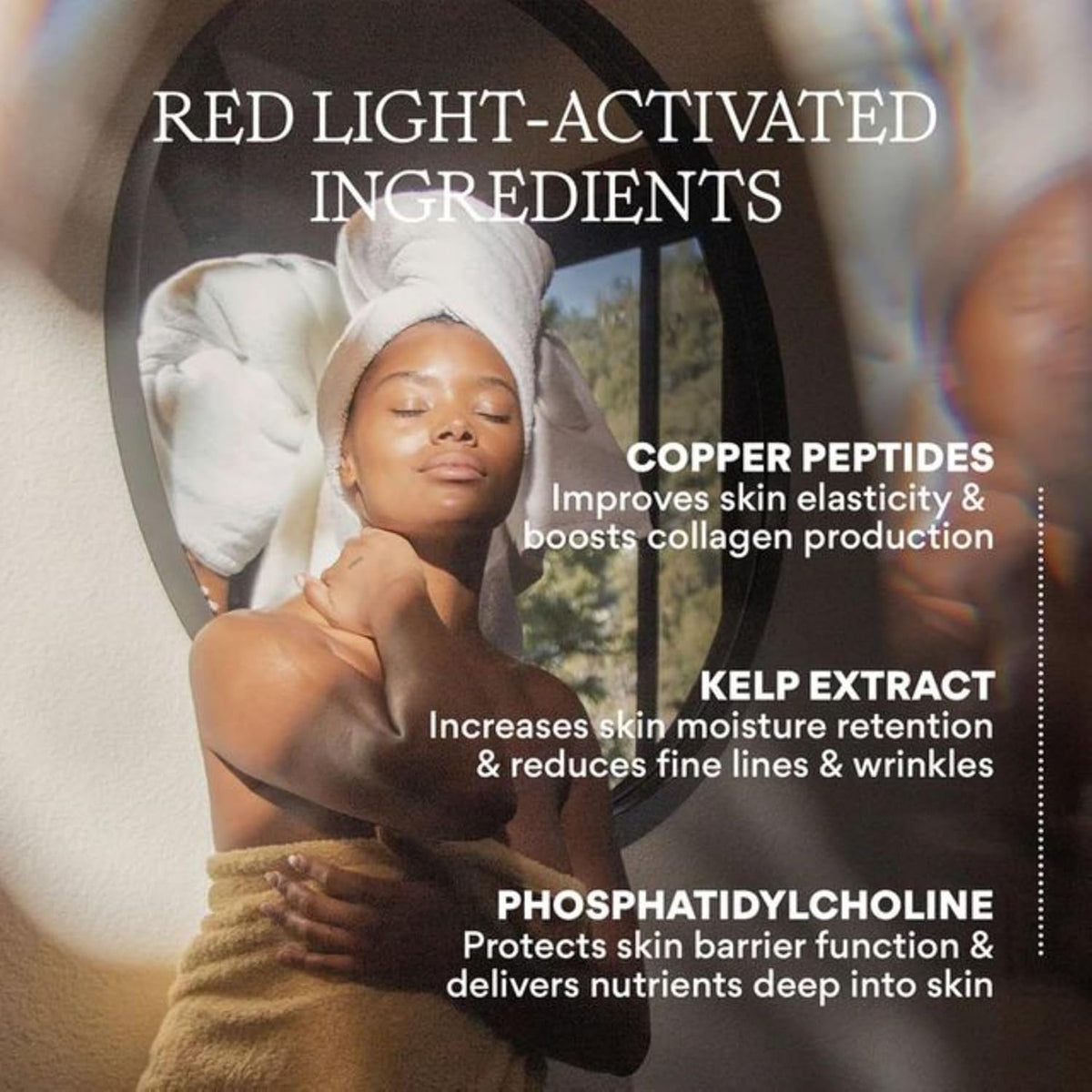 HigherDOSE Light-Activated GLOW SERUM - Anti Aging Face Serum to Plump, Hydrate & Smooth Fine Lines