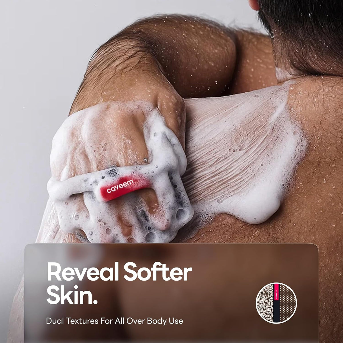Exfoliating Body Scrubber, Bath and Body Scrub Buffer, Body Exfoliator for Remove Dead Skin, Gentle