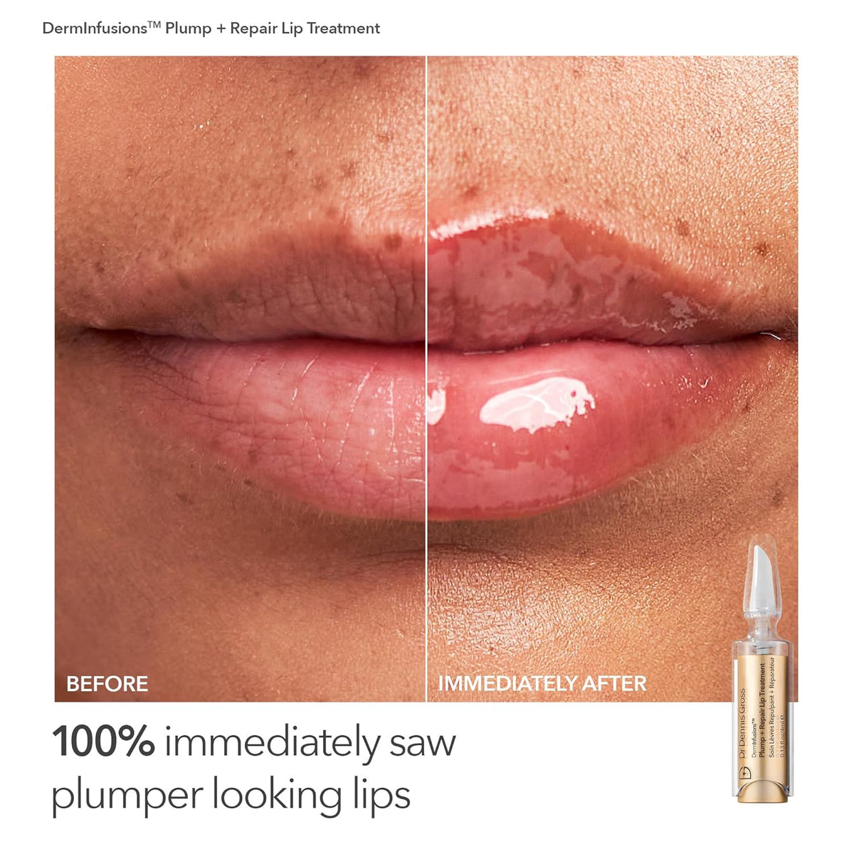 Dr. Dennis Gross Fill, Plump & Firm Kit – DermInfusions™ Hyaluronic Acid Serum, Eye Cream & Lip