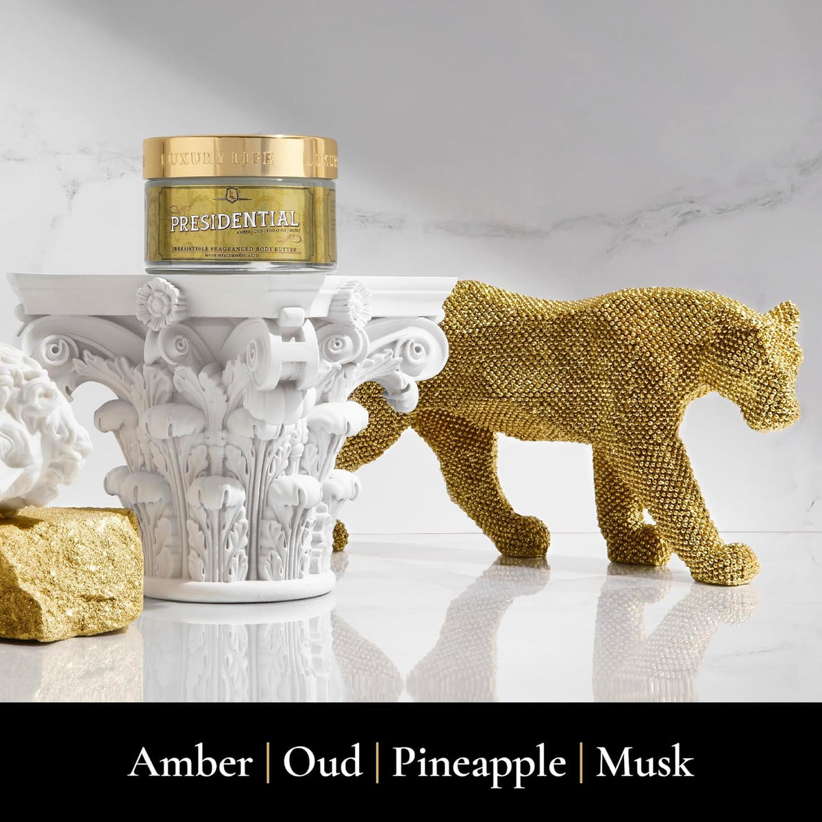 LUXURY LIFE BUTTER - Irresistibly Scented Body Butter with Hyaluronic Acid for Ultimate Moisture.