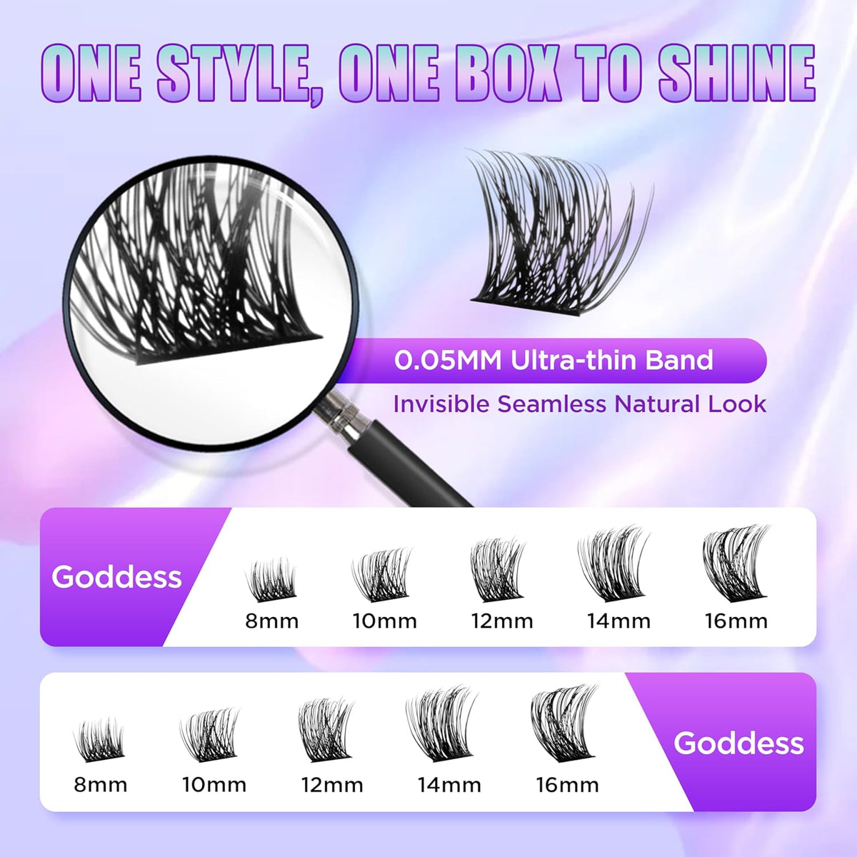 Lash Extension Kit DIY Lash Clusters Kit Eyelash Extensions Individual Lashes Extensions with