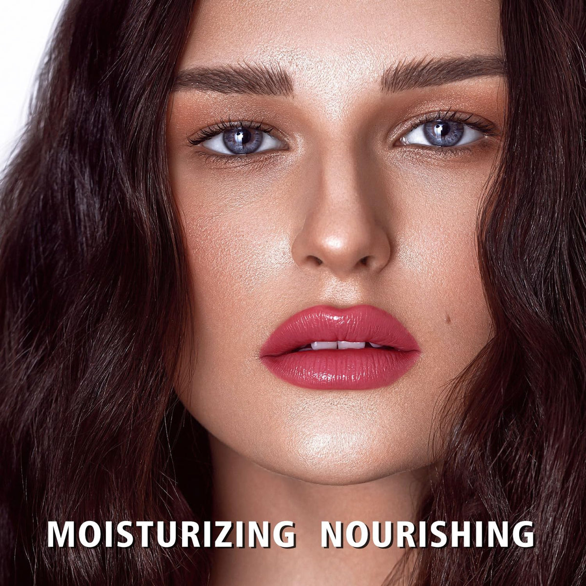 MAKI YIKA Moisture Berry Red Lipstick for Women Hydrate Lip Gloss for Dry Cracked Lips Weightless