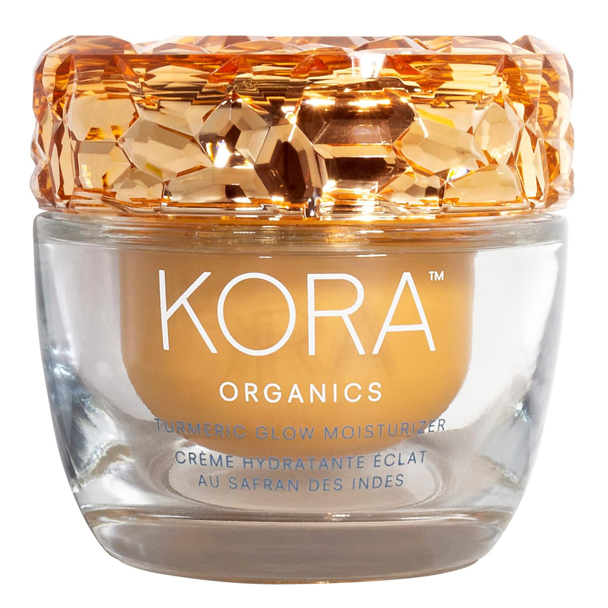 KORA Organics Turmeric Glow Moisturizer, Hydrate and Illuminate, Certified Organic, Cruelty Free