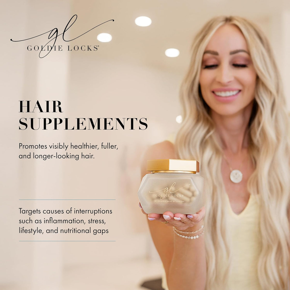 Goldie Locks Hair Growth Supplements Original Formula | Promotes Stronger & Healthier Hair |