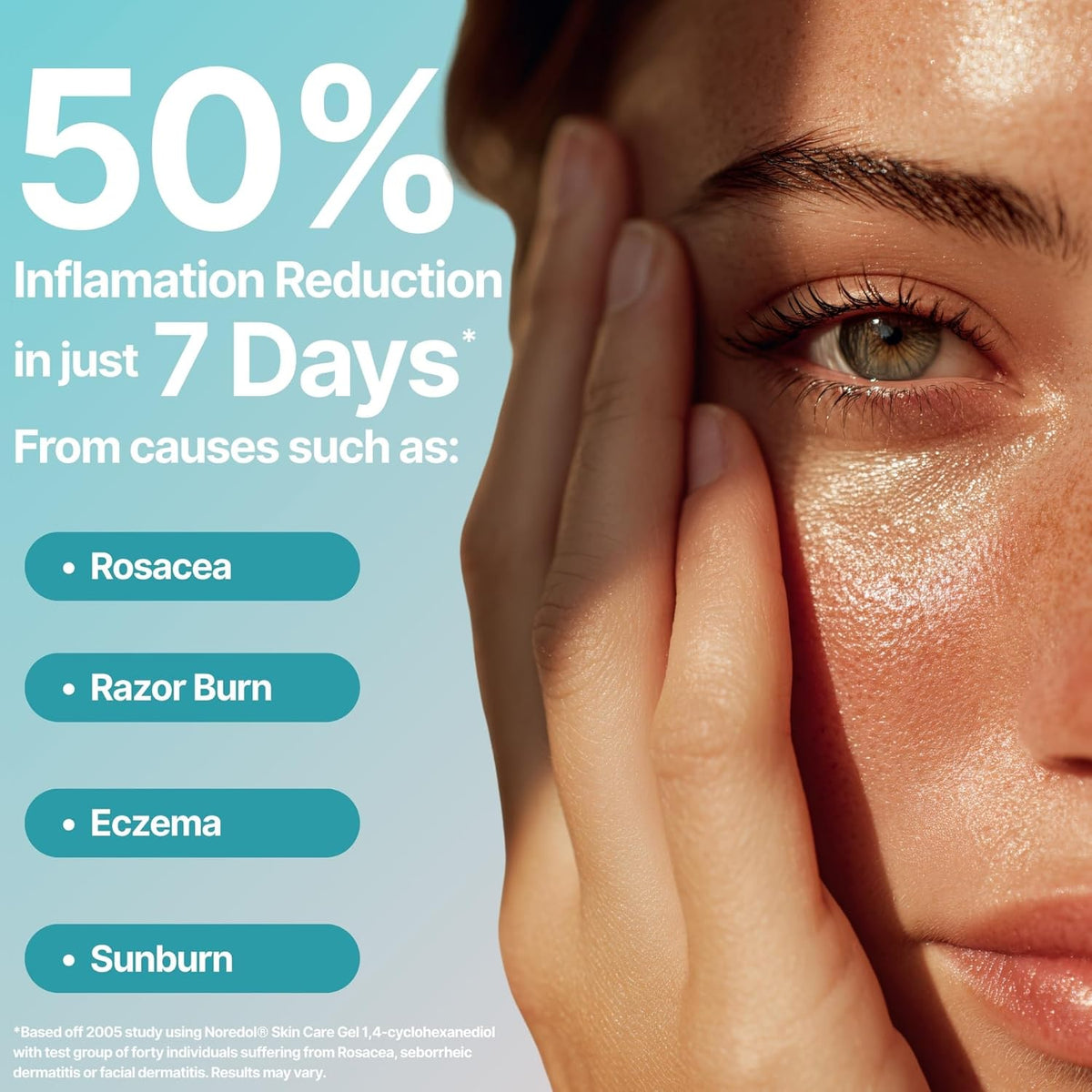 Rejuvenation Antioxidant Gel – Hydrating Gel Face Moisturizer for Women, Men, Clear, Non-Greasy