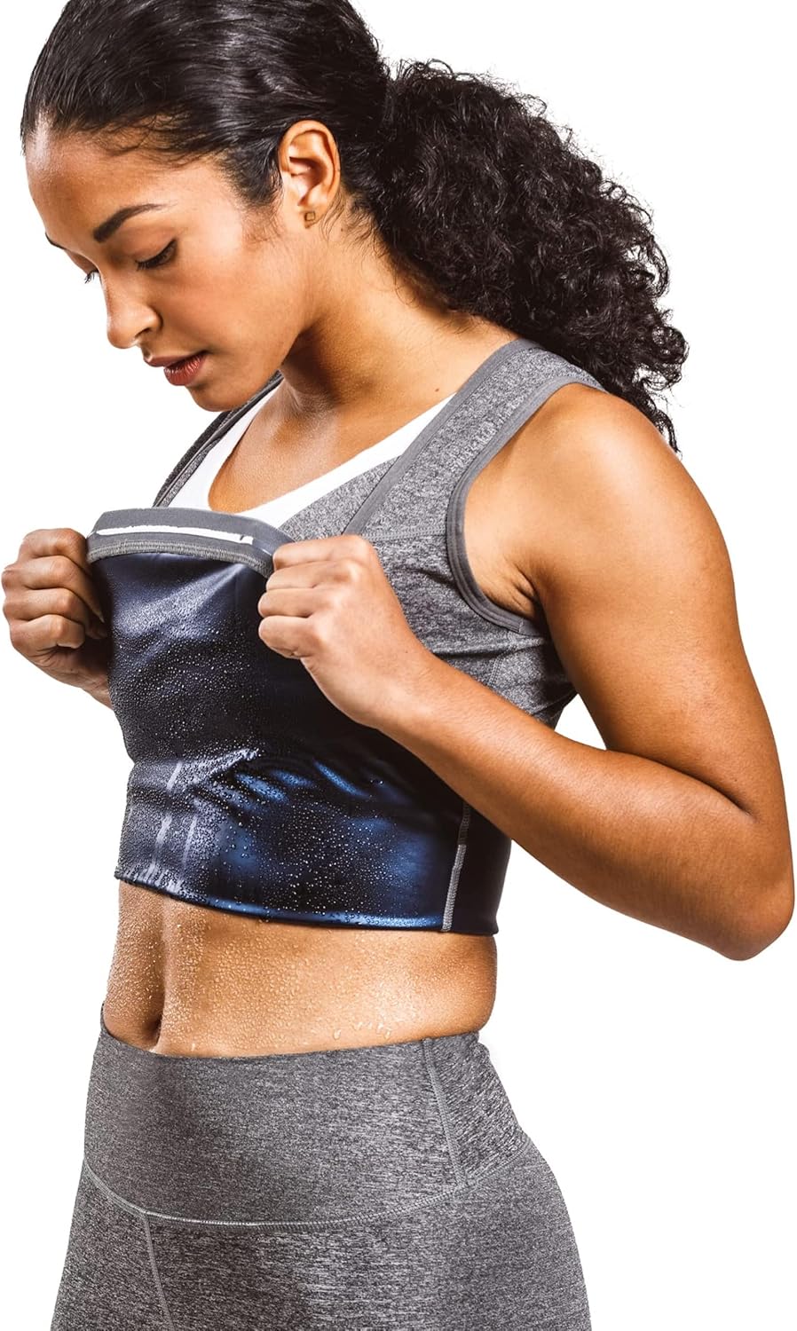 Sweat Shaper Premium Sauna Tank Top For Women, Slimming Sauna Shirt For Women, Sweat Vest for