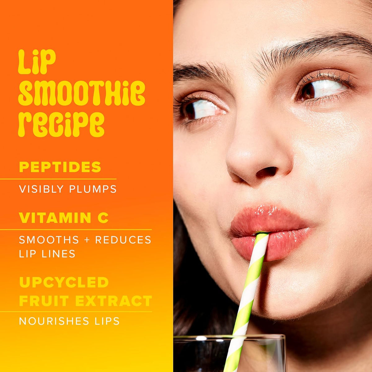 Farmacy Peptide Lip Smoothie - Hydrating Lip Balm with Vitamin C to Visibly Plump & Smooth Lines