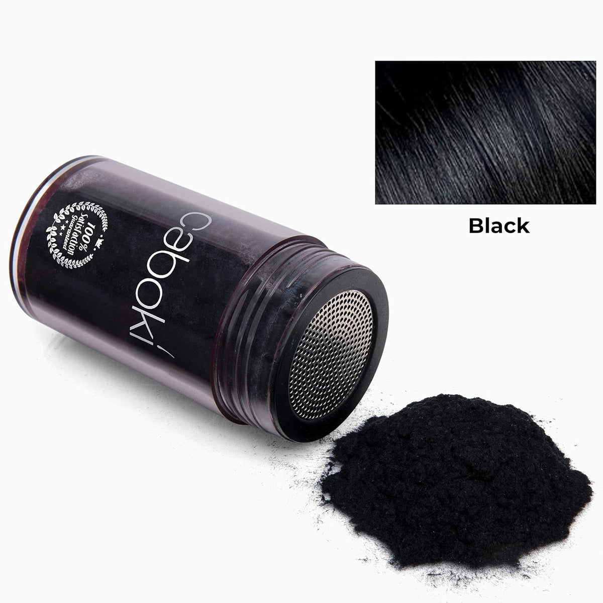 Caboki Hair Loss Concealer, All-Natural Hair Building Fiber. Make Thin Hair Look 10X Fuller