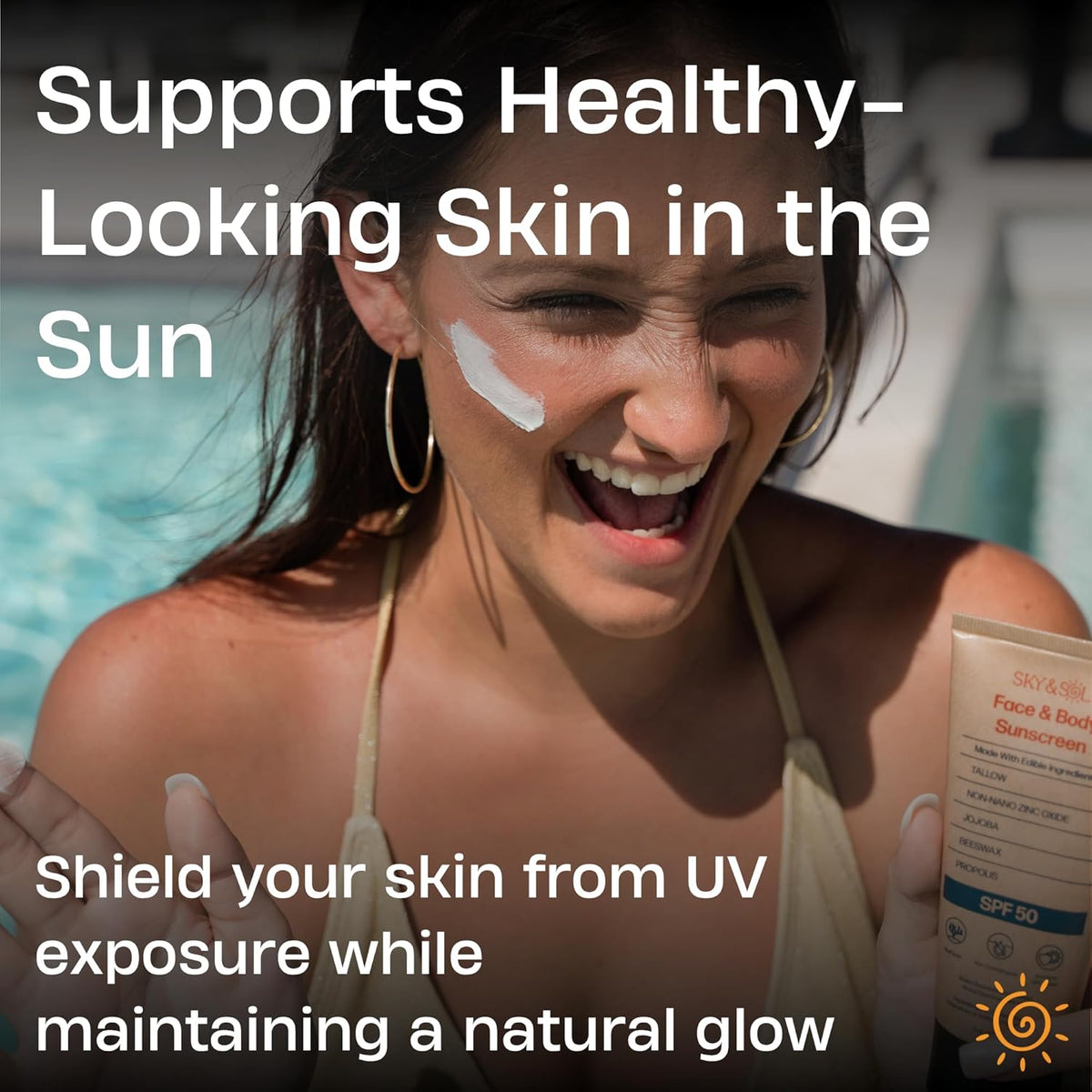 Mineral Sunscreen SPF 50 | With Grass-Fed Tallow & Zinc Oxide | Non-Greasy Formula for Face & Body