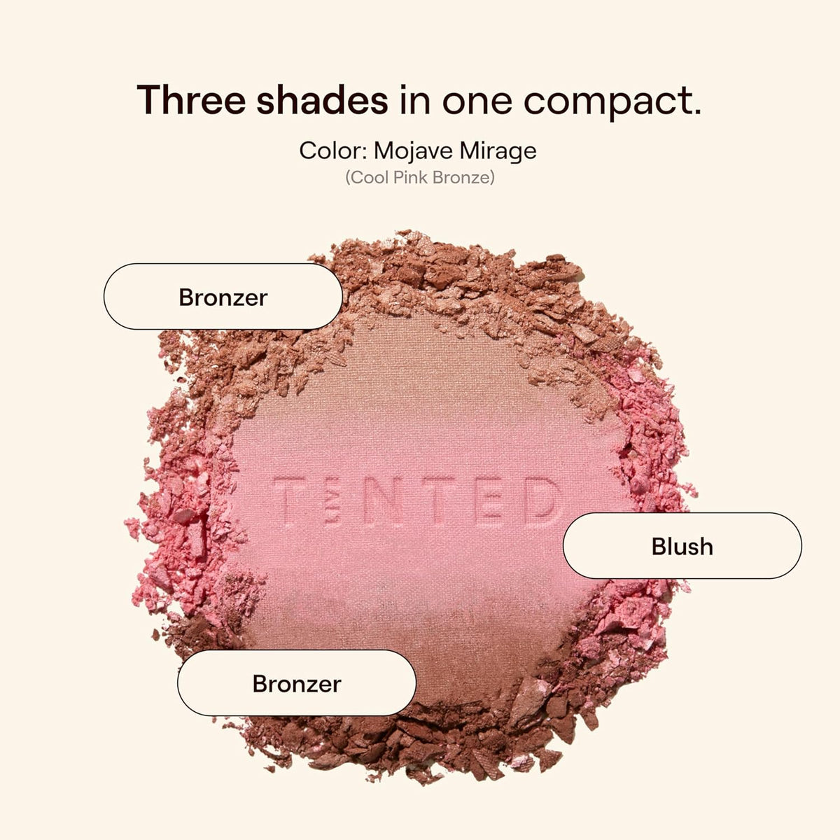 Live Tinted Huebeam Gradient Blushing Bronzer - Lightweight, Highly-Pigmented, Buildable &