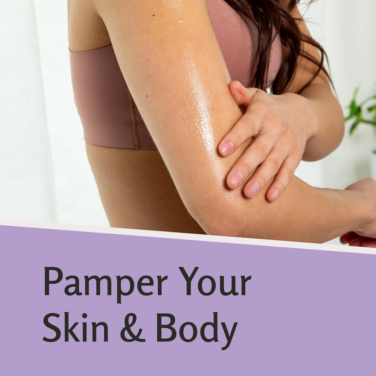 Lavender Massage Oil with Collagen and Stem Cells - Skin Firming Therapy Oil for Cellulite and