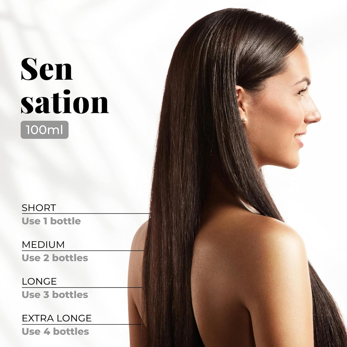 Expert Hair Sensation, Brazilian Keratin Hair Treatment - Anti Frizz for All Hair Types