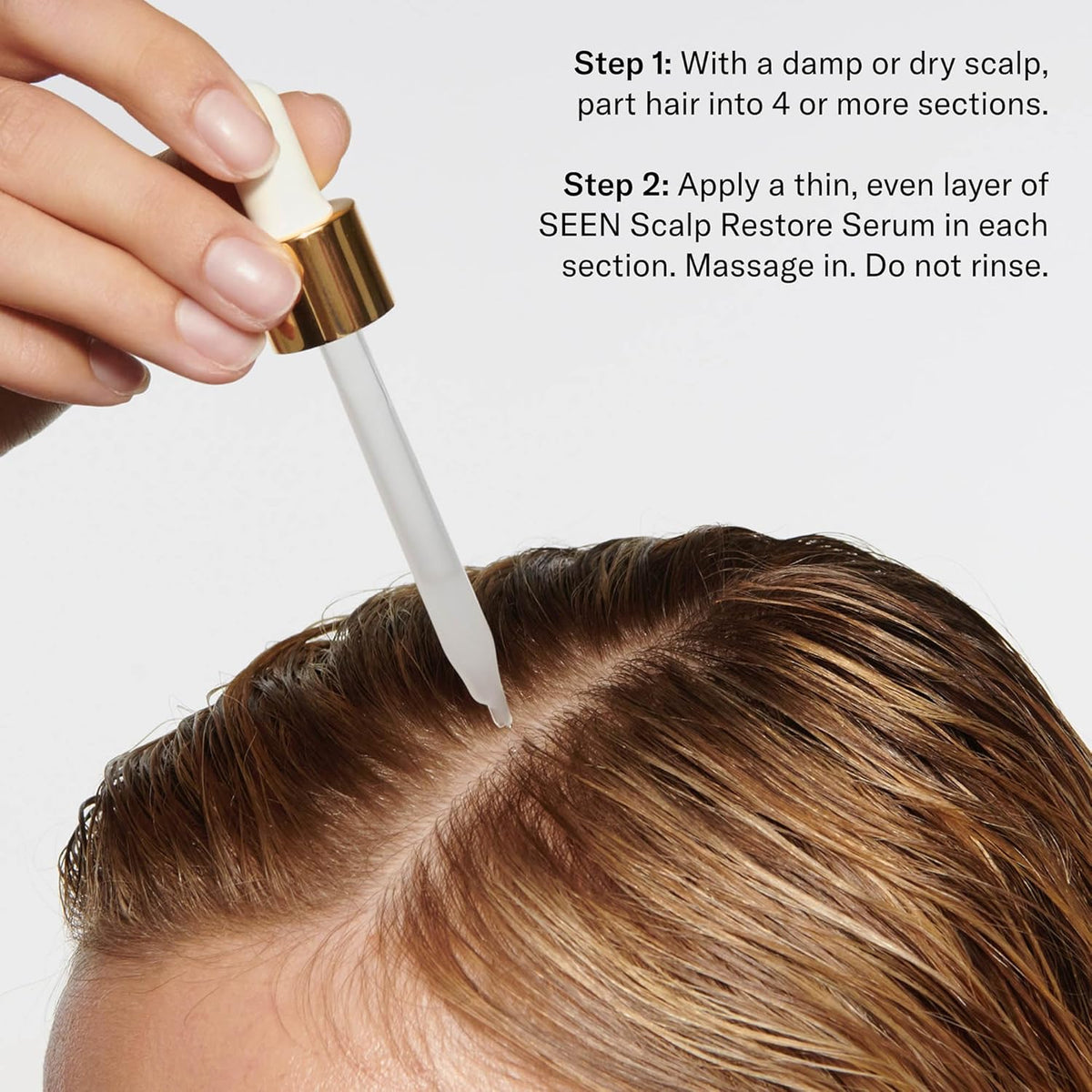 SEEN Restore Scalp Serum, Fragrance-Free - Clinically Proven, Dermatologist-Developed Hydrating