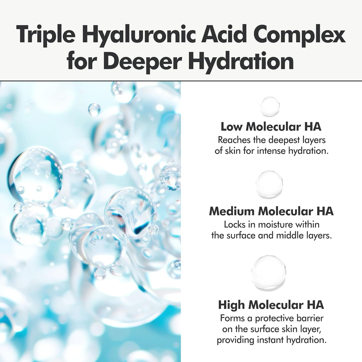 Moisture Balancing Serum - Hydrating & Soothing with Hyaluronic Acid and PHA, Botanical Moisturizer