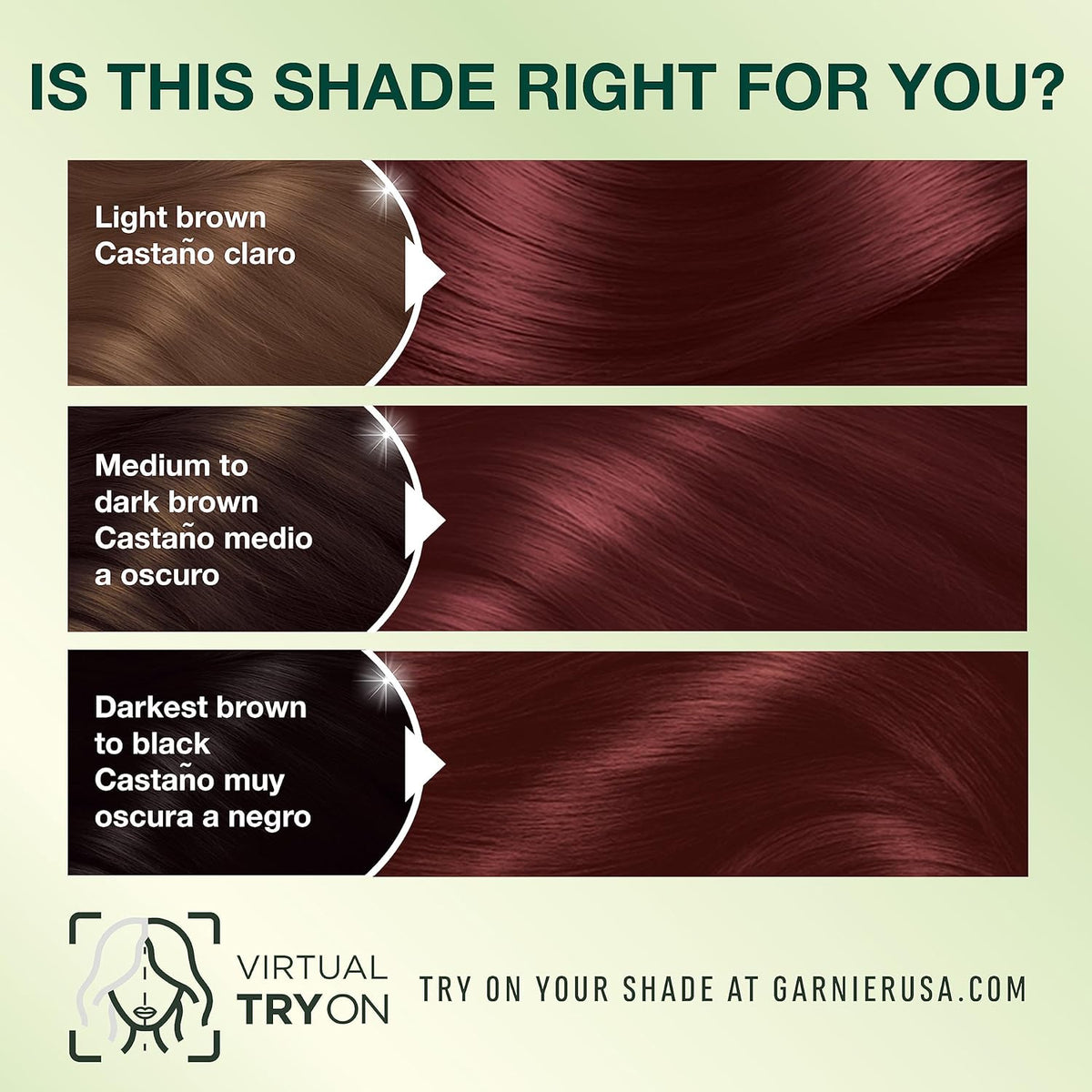 Garnier Hair Color Nutrisse Nourishing Creme, 362 Darkest Berry Burgundy (Raspberry Jam) Red