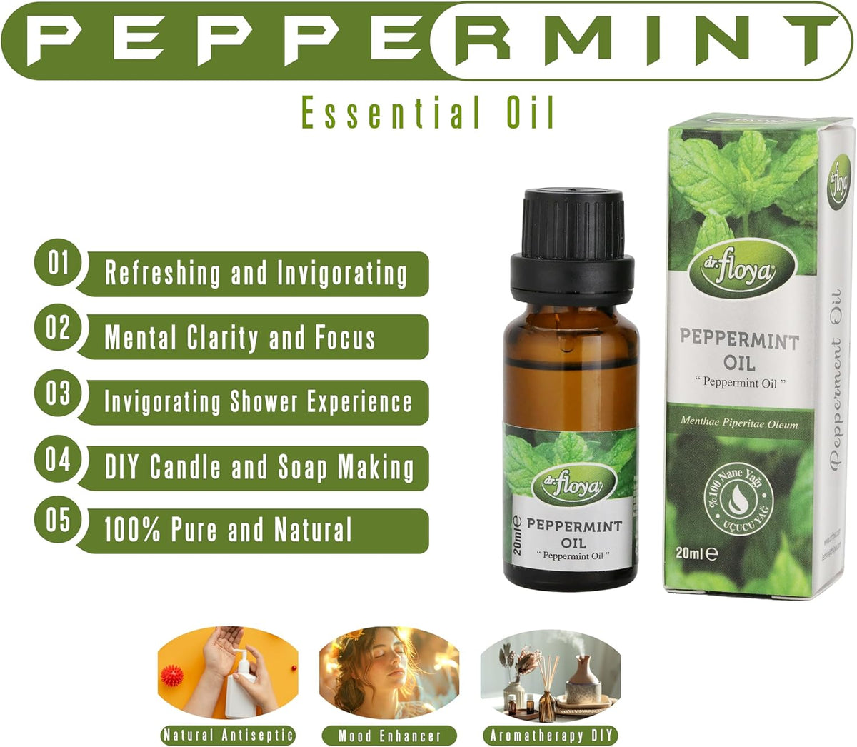 Bee Propolis Liquid Extract,Alcohol-Free Immune Support Supplement,30ml | 100% Pure Peppermint
