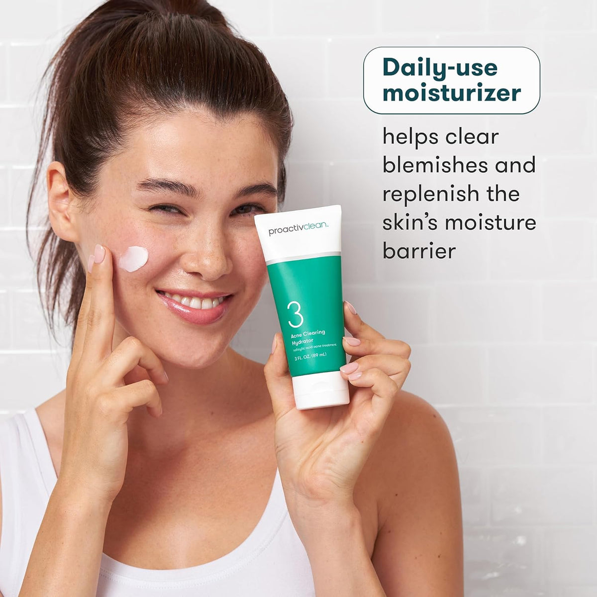 Proactiv Clean Acne Clearing Hydrator- Gentle Daily Face Moisturizer for Women and Men- Salicylic