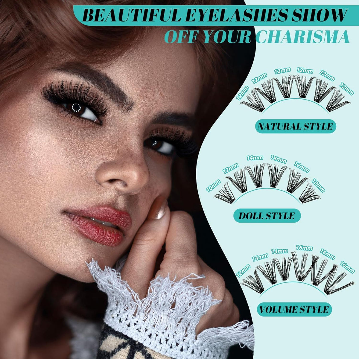 Lash Extension Kit 320Pcs,DIY Individual Lashes Clusters Kit,Lash Bond And Seal,Lash Remover For
