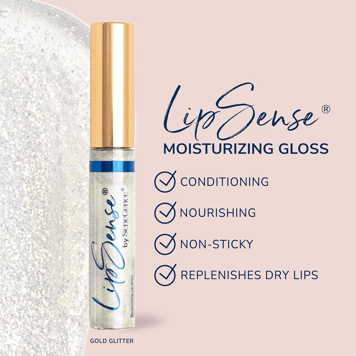 SeneGence LipSense Moisturizing Gloss – Hydrating, Long-Lasting Gloss with Shea Butter & Vitamin E