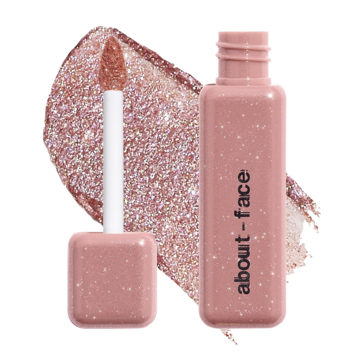 about-face Fractal Glitter Eye Paint Smolder – Smudge-Proof, Long-Lasting Liquid Eyeshadow