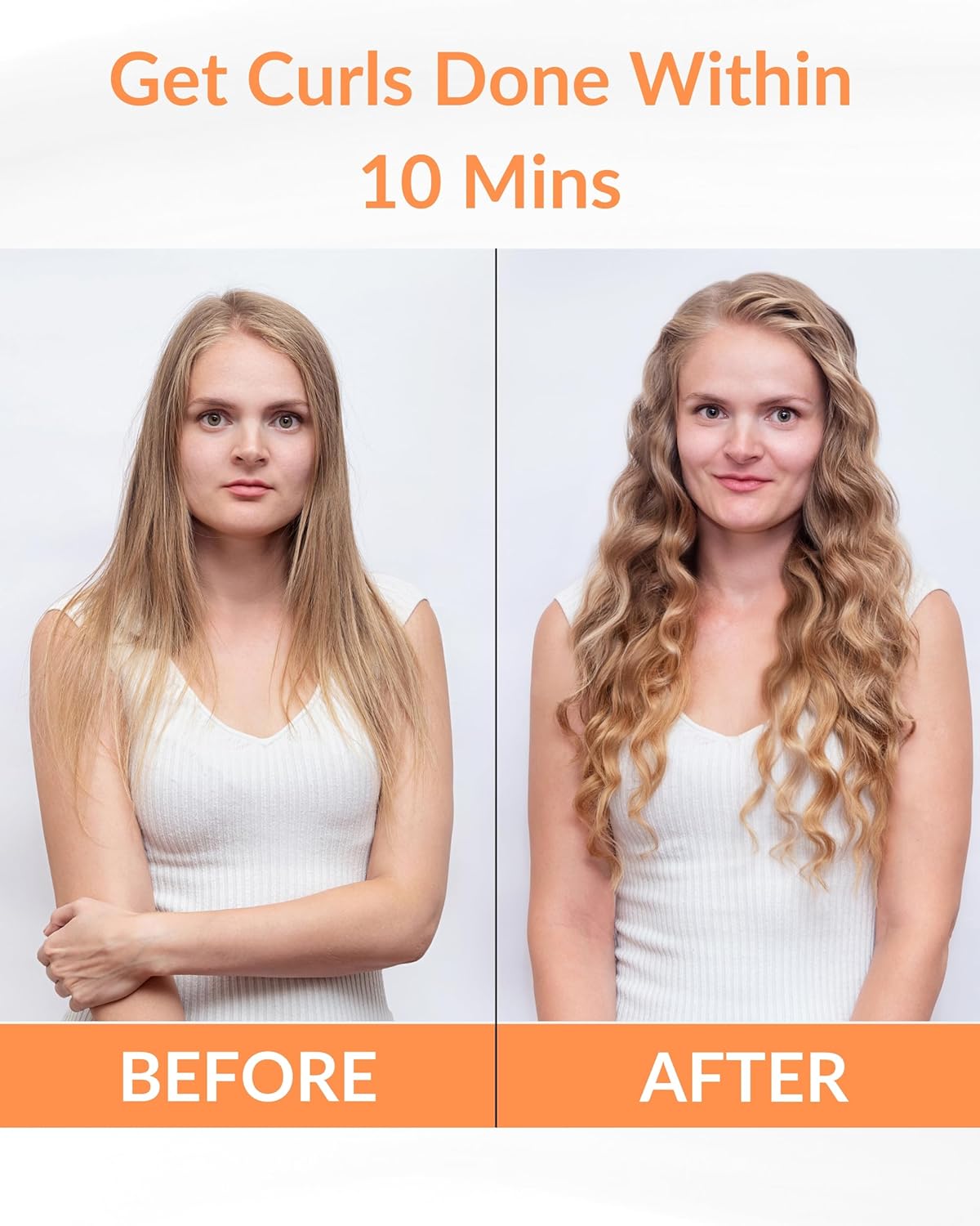 Automatic Curling Iron - 1.25" Rotating Curling Wand with 7 Temp. & 5 Timers Setting for Different