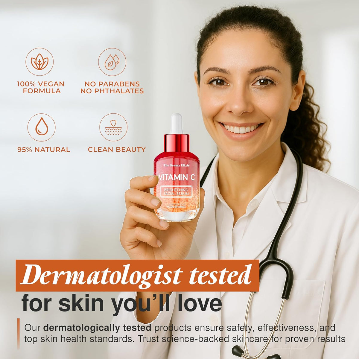 Vitamin C Serum For Face - Dermatologist Tested - Anti-Aging & Dark Spot Remover - Brightening
