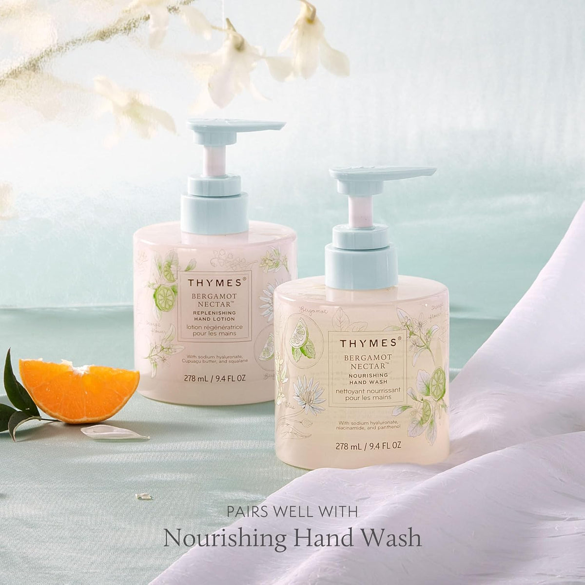 Thymes Replenishing Hand Lotion for Dry Skin - Daily Moisturizer Helps Reduce Dryness - Hand Lotion