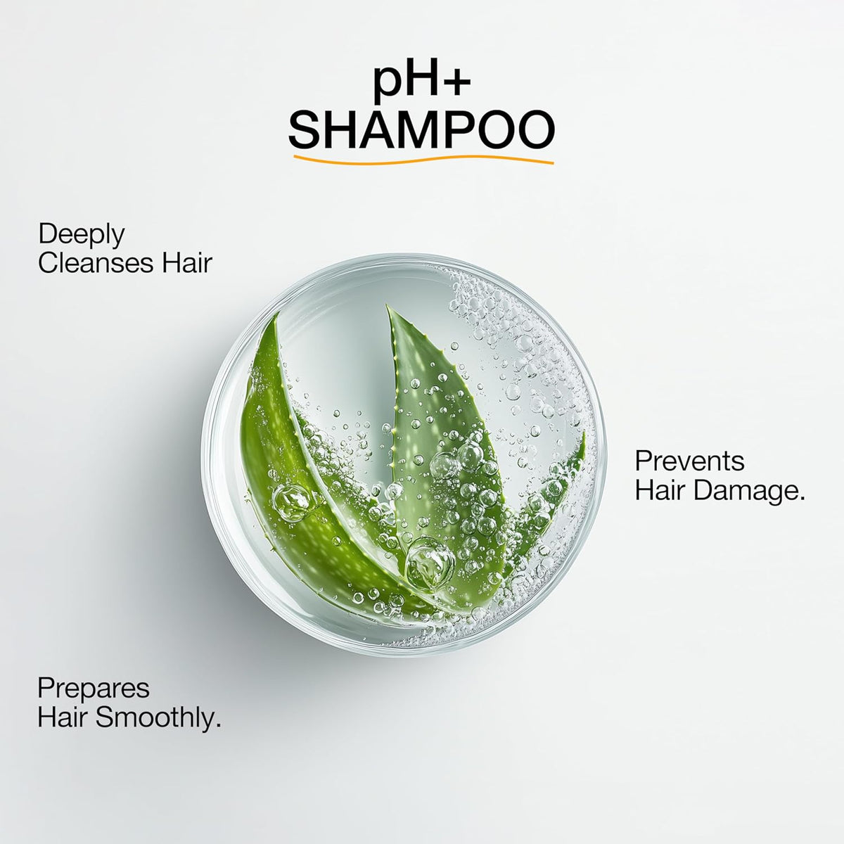 GK HAIR pH+ Pre-Treatment Clarifying Shampoo For Preps Hair Deep Cleansing Removes Impurities -With