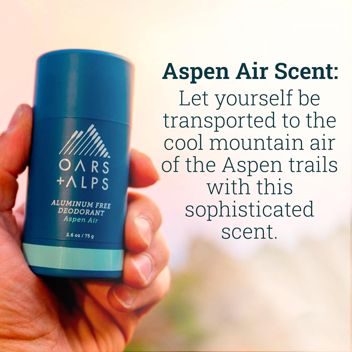 Oars + Alps Aluminum Free Deodorant for Men and Women, Dermatologist Tested and Made with Clean