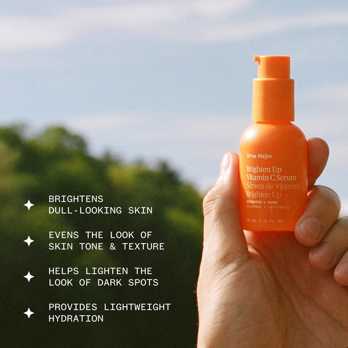Ursa Major Natural Vitamin C Serum | Brightening Formula Revitalizes Dull Skin and Smooths Skin's